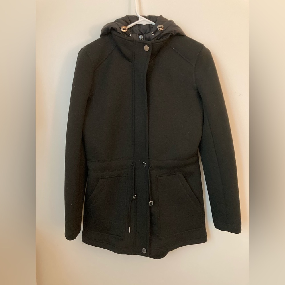 #159. Kenneth Cole New York Outwear Jacket w/ Built-in Windbreaker, Black